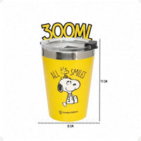 Copo de Viagem Snap com Tampa Snoopy Core – 300 ml