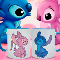 Conjunto com 2 Canecas Pop Stitch Minha Metade – 350 ml