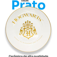 Conjunto Breakfast Harry Potter em Cerâmica com Caneca, Bowl e Prato