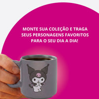 Caneca Mini Tina Cerâmica 100ml Kuromi