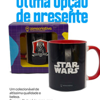 Caneca Pop Darth Vader Star Wars em Cerâmica – 350 ml