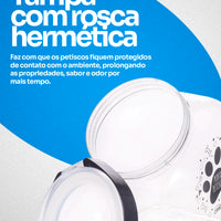 Porta-Petiscos 1,5 L com Tampa Vedada