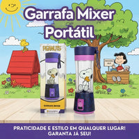 Garrafa Mixer Snoopy Bloom – 300 ml