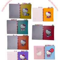 Caderno de Anotações com Divisória 21x16cm 100fls Hello Kitty