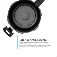 Panela de Pressão Panelux 3 L Antiaderente com Fechamento Externo – Preta