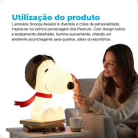 Luminária Snoopy Aviador