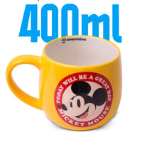 Caneca Maggie Mickey Amarela em Cerâmica – 400 ml