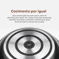 Conjunto de Panelas MTA Ceramic 5 Peças com Revestimento Cerâmico
