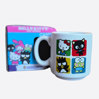 Caneca Mini Tina Cerâmica 100ml Hello Kitty And Friends Branco