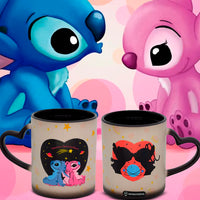 Caneca Magic Stitch e Angel Namorados – 350 ml