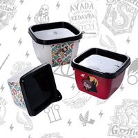 Conjunto de Potes Plásticos Harry Potter – 3 Peças
