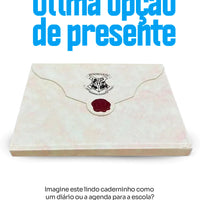 Caderno de Anotações Carta Hogwarts – 20 x 15 cm