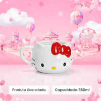 Caneca Decorativa Hello Kitty – 550 ml