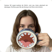 Caneca Decorativa Stitch – 450 ml