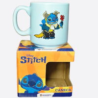 Caneca Mini Tina Cerâmica 100ml Stitch Fera