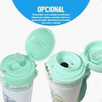 Garrafa Térmica Capsule com Canudo e Alça Snoopy – 450 ml