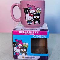 Caneca Mini Tina Cerâmica 100ml Hello Kitty And Friends Rosê