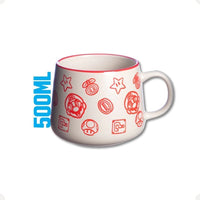 Caneca Moma Cerâmica 500ml Super Mario
