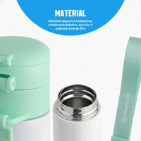 Garrafa Térmica Capsule com Canudo e Alça Snoopy – 450 ml