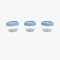 Kit Porta Condimentos Gire Trave 155ml 3 Peças Azul Claro