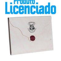 Caderno de Anotações Carta Hogwarts – 20 x 15 cm