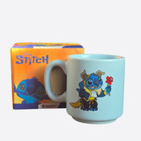 Caneca Mini Tina Cerâmica 100ml Stitch Fera