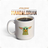 Caneca Mini Tina Baby Yoda em Cerâmica – 100 ml