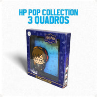 Conjunto de Quadros Harry Potter Pop Collection – 3 Peças