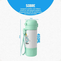 Garrafa Térmica Capsule com Canudo e Alça Snoopy – 450 ml