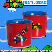 Caneca Tom Super Mario em Cerâmica – 350 ml
