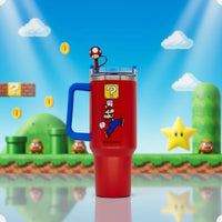 Canecão Térmico Tumbler Super Mario com Pingente – 1,15 L
