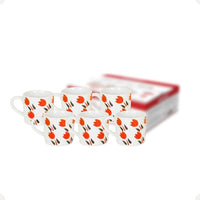 Conjunto de Xícaras de Café Tulipa – 6 Peças 90 ml