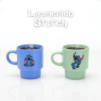 Conjunto com 2 Canecas Empilháveis Stitch – 180 ml