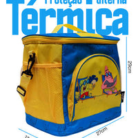Bolsa Térmica Bob Esponja Retangular Zona Criativa Azul