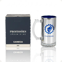 Caneca de Chopp Eletrostática Profissões Engenharia – 450 ml