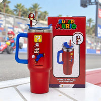Canecão Térmico Tumbler Super Mario com Pingente – 1,15 L