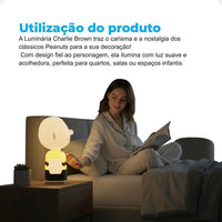 Luminária Charlie Brown Snoopy
