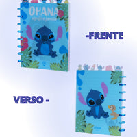 Caderno de Anotações com Divisória 21x16cm 100fls Stitch