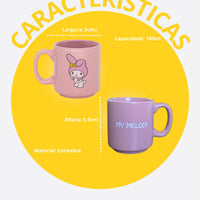 Caneca Mini Tina Cerâmica 100ml My Melody