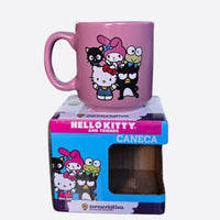 Caneca Mini Tina Cerâmica 100ml Hello Kitty And Friends Rosê
