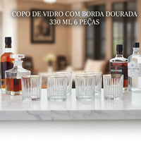 Jogo de 6 Copos Egeu Hauskraft – 330 ml