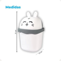 Lixeira com Tampa Basculante Coelho – 15 L