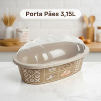 Porta-Pão em Plástico Oval