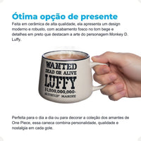 Caneca Moma Cerâmica 500ml Luffy