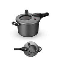 Panela de Pressão MTA 4,5 L Antiaderente-Visor de Vidro e Fechamento Externo