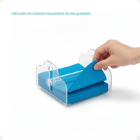Porta-Guardanapo em Acrílico com Apoio Cristal