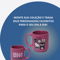 Caneca Mini Tina Cerâmica 100ml Hello Kitty And Friends Rosê