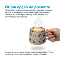 Caneca Moma Cerâmica 500ml Harry Potter