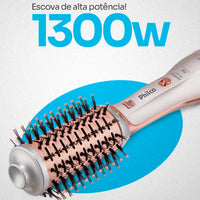 Escova Secadora Philco Multifunções com 3 Acessórios – 1300 W