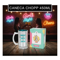 Caneca de Chopp Eletrostática Amigas – 450 ml